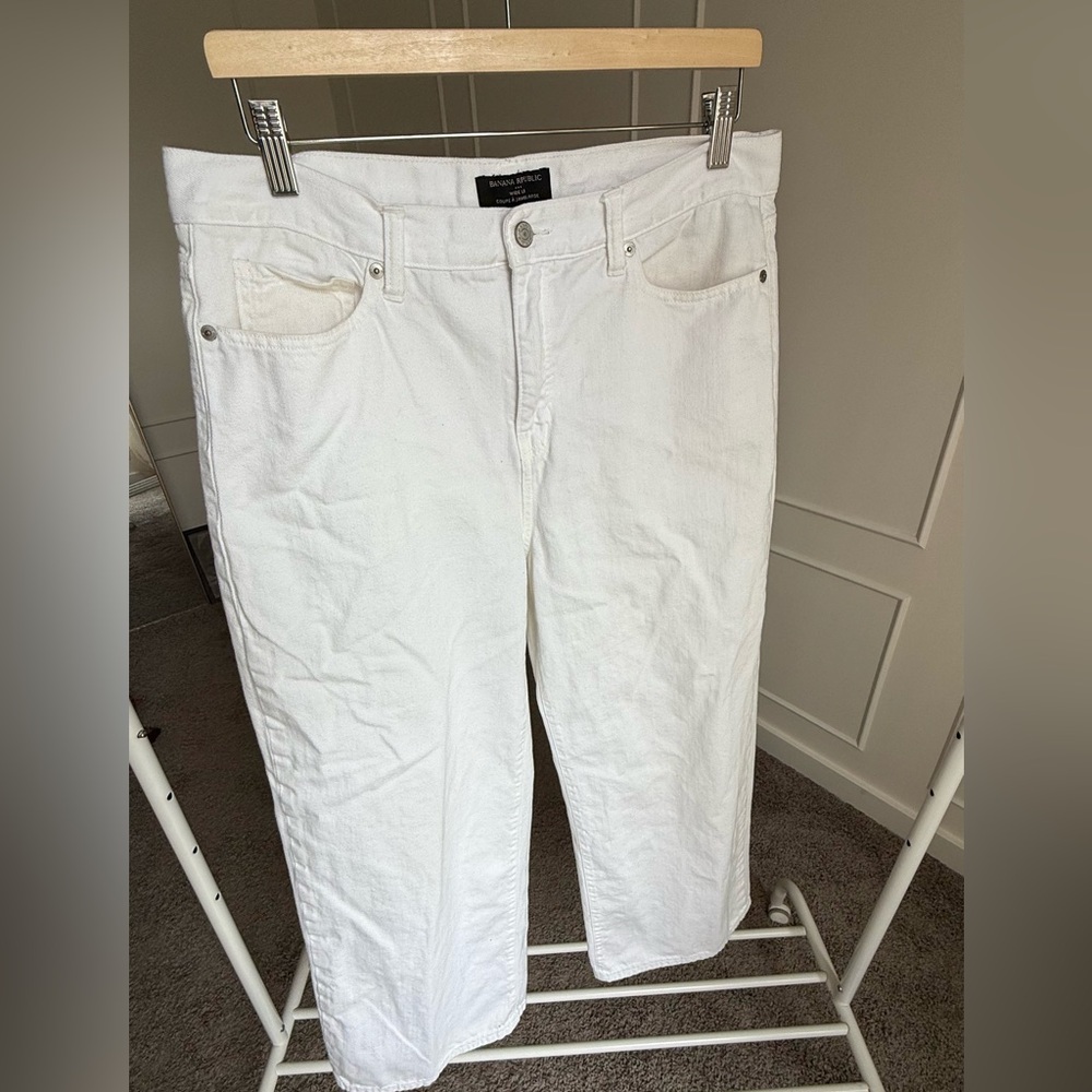 Banana Republic White Women's Jeans